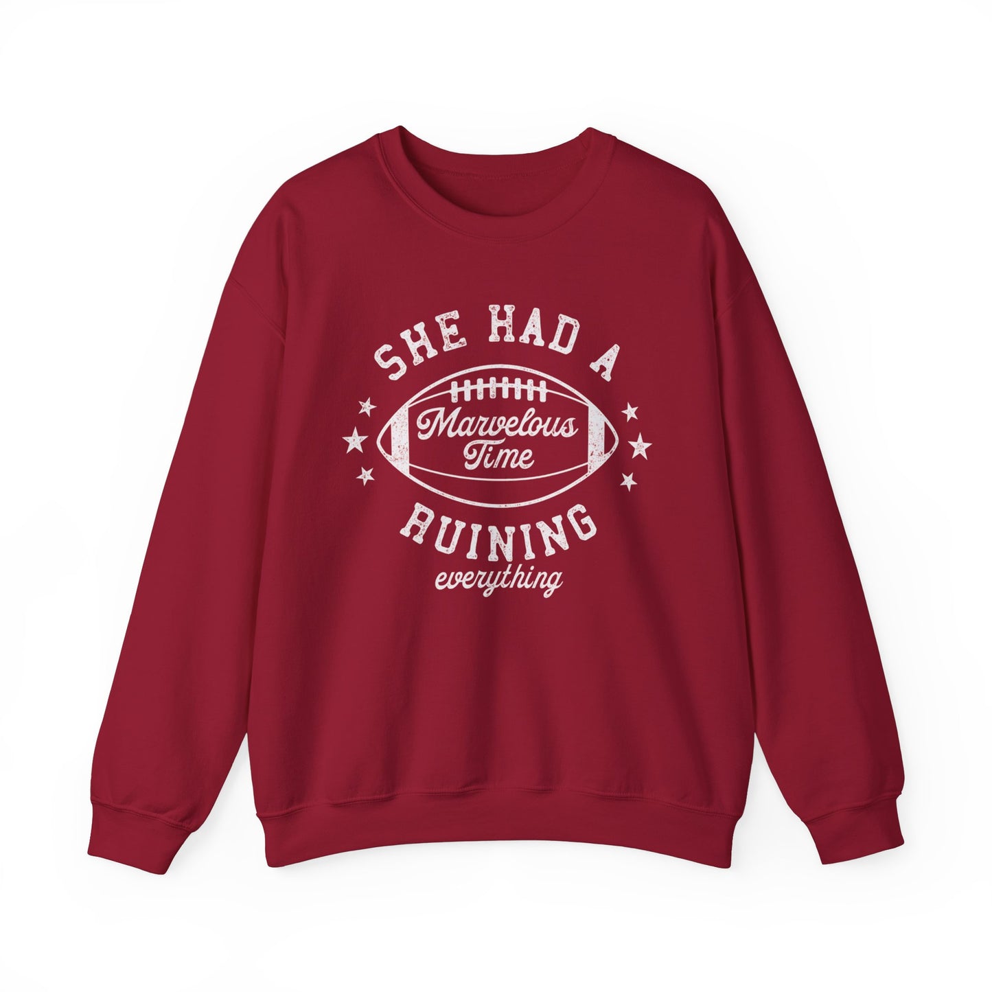 Marvelous Time Football Sweatshirt for Fun-Loving Fans