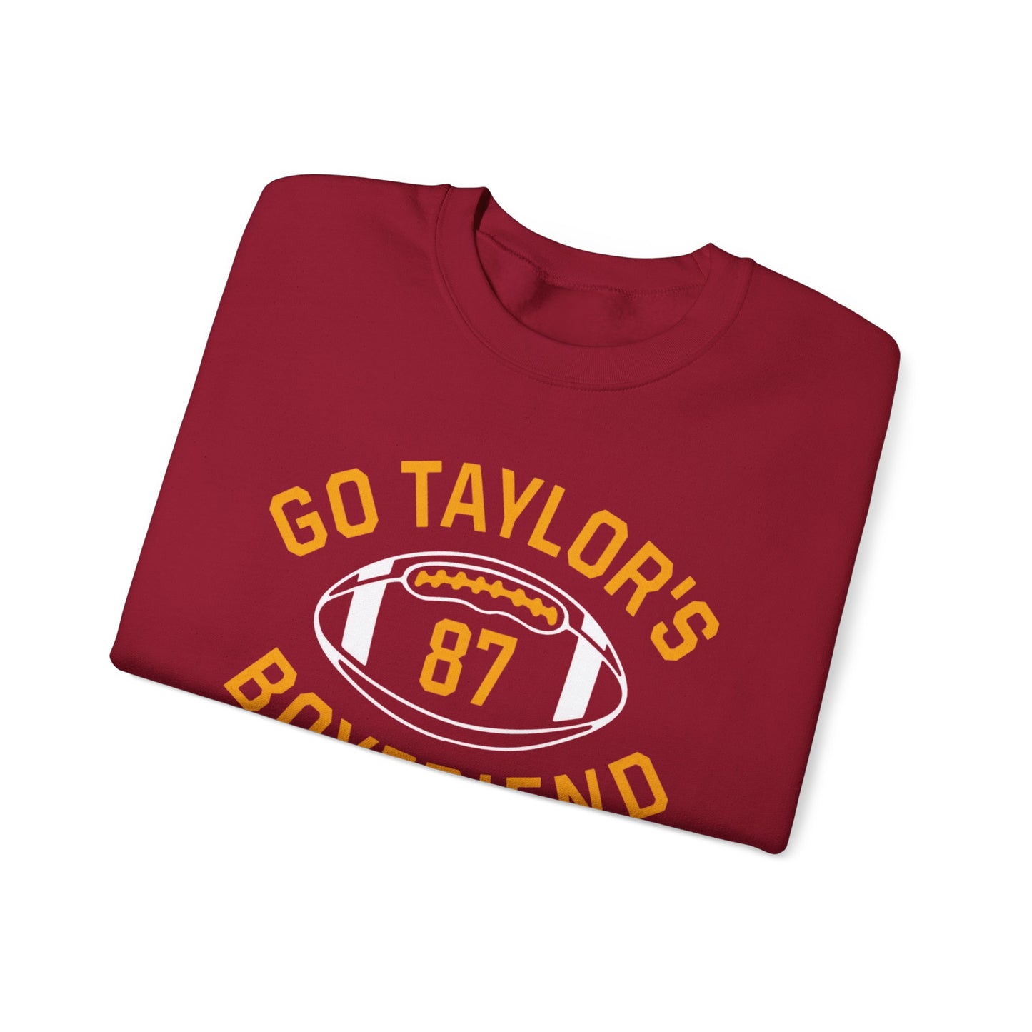 Custom Football Boyfriend Sweatshirt - Go Taylor's Boyfriend - Cozy Unisex Crewneck