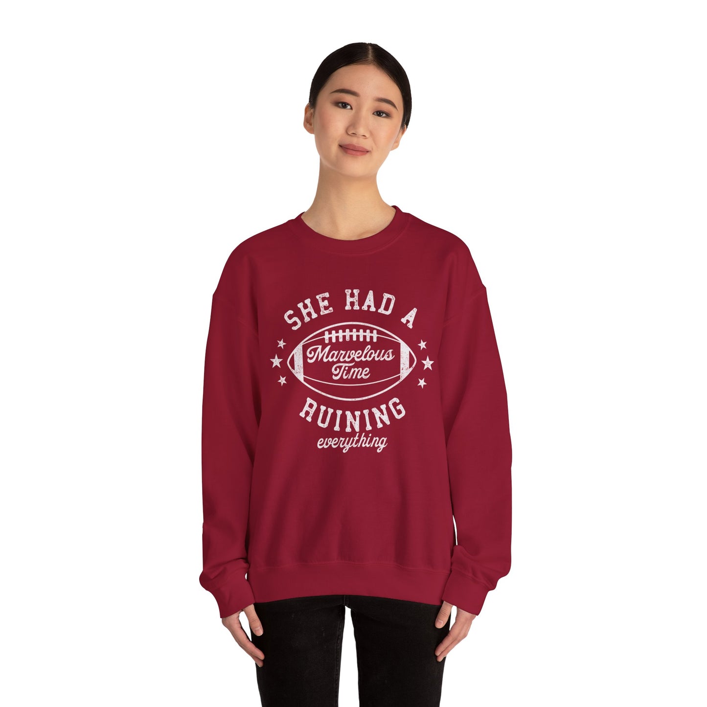 Marvelous Time Football Sweatshirt for Fun-Loving Fans