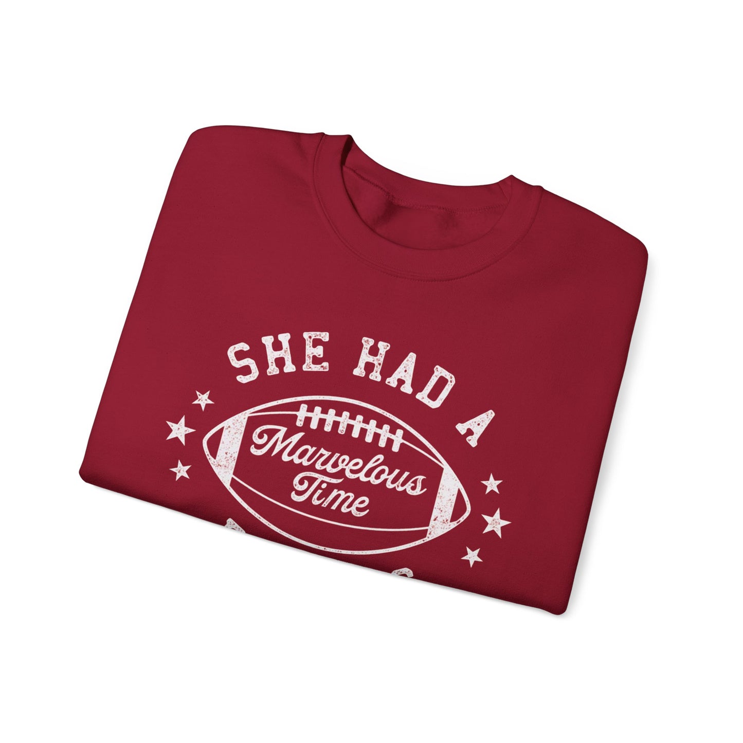 Marvelous Time Football Sweatshirt for Fun-Loving Fans